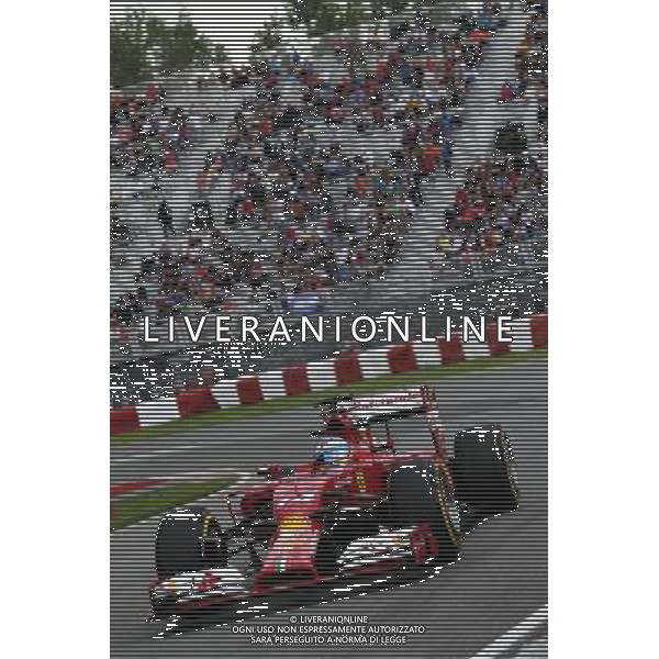 Fernando Alonso (ESP) Ferrari F14-T. 06.06.2014. Formula 1 World Championship, Rd 7, Canadian Grand Prix, Montreal, Canada, Practice Day. - www.xpbimages.com, EMail: requests@xpbimages.com - copy of publication required for printed pictures. Every used picture is fee-liable. © Copyright: Moy / XPB Images ag aldo liverani sas only italy