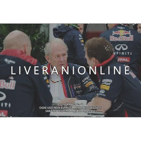 (L to R): Adrian Newey (GBR) Red Bull Racing Chief Technical Officer with Dr Helmut Marko (AUT) Red Bull Motorsport Consultant and Christian Horner (GBR) Red Bull Racing Team Principal. 06.06.2014. Formula 1 World Championship, Rd 7, Canadian Grand Prix, Montreal, Canada, Practice Day. - www.xpbimages.com, EMail: requests@xpbimages.com - copy of publication required for printed pictures. Every used picture is fee-liable. © Copyright: Price / XPB Images ag aldo liverani sas only italy