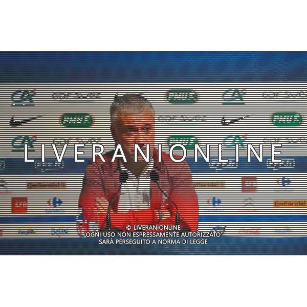 Didier DESCHAMPS - 06.06.2014 - Conference de presse -Equipe de France Photo : Fred Porcu / Icon Sport AG ALDO LIVERANI SAS ONLY ITALY
