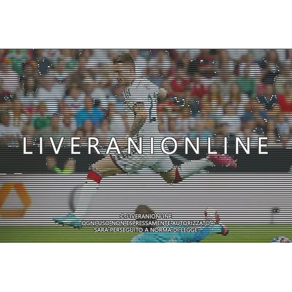 06.06.2014, Coface Arena, Mainz, GER, FIFA WM, Testspiel, Deutschland vs Armenien, im Bild Marco Reus (Deutschland) scheitert an Roman Berezovskiy (Armenien) unten // during friendly match between Germany and Armenia for Preparation of the FIFA Worldcup Brasil 2014 at the Coface Arena in Mainz, Germany on 2014/06/06. EXPA Pictures © 2014, PhotoCredit: EXPA/ Eibner-Pressefoto/ EIBNER *****ATTENTION - OUT of GER***** ©photoshot/Agenzia Aldo Liverani sas - ITALY ONLY - Germania vs Armenia partita amichevole in preparazione della Coppa del Mondo FIFA Brasile 2014 Coface Arena di Magonza, in Germania 06 giugno 2014