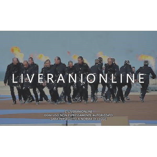 (140606) -- NORMANDY, June 6, 2014 () -- Dancers perform during a ceremony marking 70th anniversary of D-Day landings, in Sword beach in Ouistreham, Normandy, northern France on June 6, 2014. (/Chen Xiaowei) ©photoshot/Agenzia Aldo Liverani sas - ITALY ONLY - Celebrazioni del 70mo anniversario degli sbarchi del D-Day, in spiaggia Sword in Ouistreham, Normandia, nel nord della Francia il 6 giugno 2014.