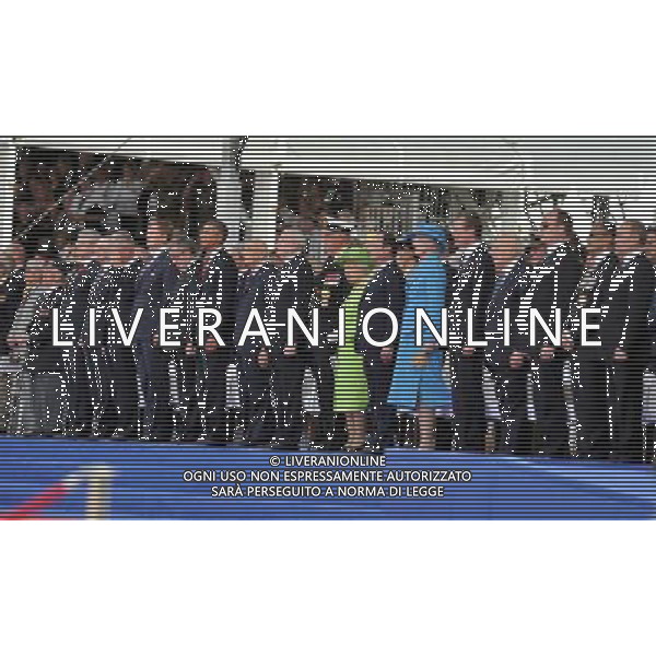 (140606) -- NORMANDY, June 6, 2014 () -- Heads of state and government attend a ceremony marking 70th anniversary of D-Day landings, in Sword beach in Ouistreham, Normandy, northern France on June 6, 2014. (/Chen Xiaowei) ©photoshot/Agenzia Aldo Liverani sas - ITALY ONLY - Celebrazioni del 70mo anniversario degli sbarchi del D-Day, in spiaggia Sword in Ouistreham, Normandia, nel nord della Francia il 6 giugno 2014.