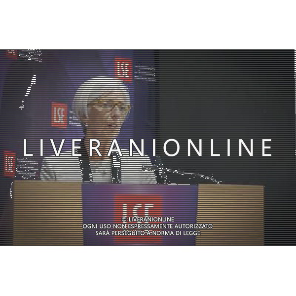 International Monetary Fund (IMF) Managing Director Christine Lagarde speaks at a lecture at the London School of Economics (LSE) in London on June 6, 2014 ©PHOTOSHOT/Agenzia Aldo Liverani sas - ITALY ONLY - EDITORIAL USE ONLY ©photoshot/Agenzia Aldo Liverani sas - ITALY ONLY - L\'amministratore delegato del Fondo Monetario Internazionale (FMI) Christine Lagarde parla in una conferenza alla London School of Economics (LSE), a Londra il 6 giugno 2014