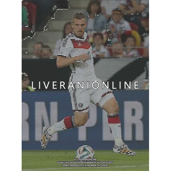 firo : 06.06.2014 Fu§ball,Fussball,Nationalmannschaft Deutschland, Testspiel, Freundschaftsspiel,WM-Test WM 2014 Brasilien, Deutschland,GER - Armenien 6:1 Lukas PODOLSKI, GER, Einzelaktion $worldrightsEs gelten unsere AGB, einsehbar auf www.firosportphoto.de copyright by firo sportphoto: Coesfelder Str.207 48249 DŸlmeTel.:02594 9916004 www.firosportphoto.de mail@firosportphoto.de (V o l k s b a n k B o c h u m - W i t t e n ) BLZ.: 430 601 29 Kt. Nr.: 341 117 100 Tel.:02594 9916004 AG ALDO LIVERANI SAS ONLY ITALY
