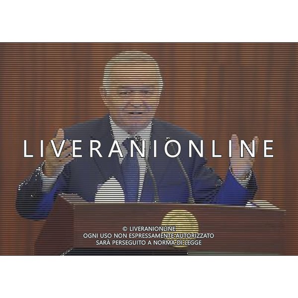 (140608) -- TASHKENT, June 8, 2014 () -- Uzbekistan\'s President Islam Karimov speaks at an international meeting of the food reserve program in Uzbekistan held in Tashkent, capital of Uzbekistan, June 6, 2014. (/Sadat) ©PHOTOSHOT/Agenzia Aldo Liverani sas - ITALY ONLY - EDITORIAL USE ONLY - Riunione internazionale del programma riserva di cibo in Uzbekistan tenutosi a Tashkent, capitale dell\'Uzbekistan, 6 Giugno 2014