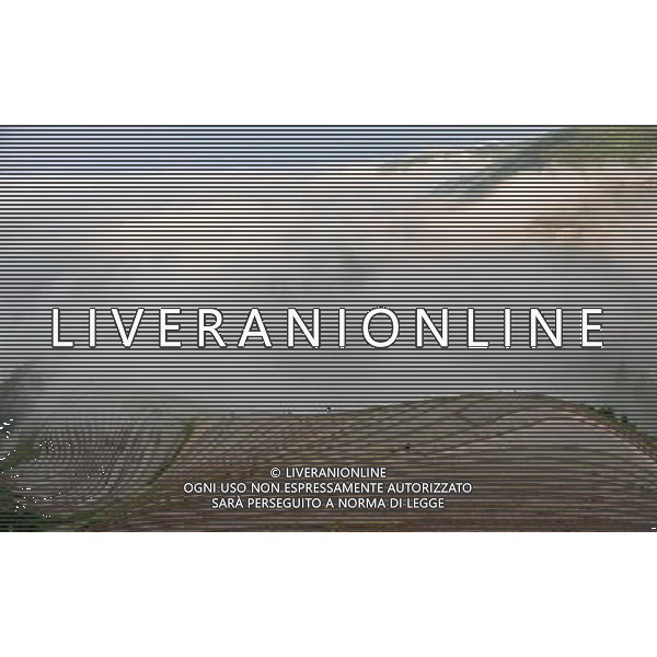 (140608) -- LONGSHENG, June 8, 2014 () -- Fog blankets terraces in Ping\'an Village of Longji Township in Longsheng County, south China\'s Guangxi Zhuang Autonomous Region, June 7, 2014. (/Lu Bo\'an) (lfj) Â©PHOTOSHOT/Agenzia Aldo Liverani sas - ITALY ONLY - EDITORIAL USE ONLY - Le terrazze colptivate coperte di nebbia in Ping\'an Village di Longji Township in Longsheng County, Guangxi Zhuang Regione Autonoma sud della Cina, 7 giugno 2014