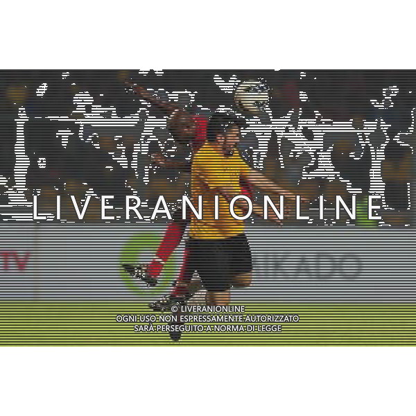 (140608) -- JAKARTA, June 8, 2014 () -- International Legends Team player Gennaro Gatusso (R) vies for the ball with Indonesian Legends Team player Alex Pulalo during the Football Legends Tour 2014 at Gelora Bung Karno Stadium in Jakarta, Indonesia, on June 7, 2014. International team won 5-2. (/Zulkarnain) ©PHOTOSHOT/Agenzia Aldo Liverani sas - ITALY ONLY - EDITORIAL USE ONLY - I giocatori della squadra delle leggende Internazionale contro la squadra delle leggende indonesiane durante le leggende del calcio Tour 2014 Gelora Bung Karno Stadium di Jakarta, in Indonesia, il 7 giugno 2014. squadra internazionale ha vinto 5-2.