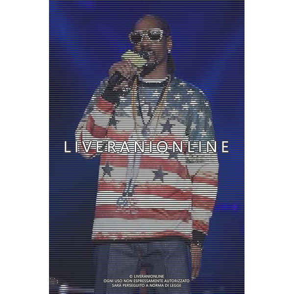Snoop Dogg performs at Parklife Festival, Heaton Park, Manchester, England, 7th June 2014. Photograph by Mike Gray/LFI