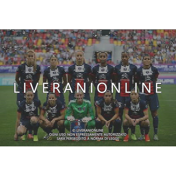 Equipe PSG - 07.06.2014 - PSG / Lyon - Finale de la Coupe de France Feminine 2014 Photo : Dorine Bouteiller / Icon Sport AG ALDO LIVERANI SAS ONLY ITALY
