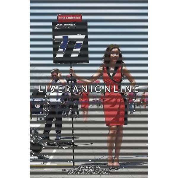 Grid girl. 08.06.2014. Formula 1 World Championship, Rd 7, Canadian Grand Prix, Montreal, Canada, Race Day. - www.xpbimages.com, EMail: requests@xpbimages.com - copy of publication required for printed pictures. Every used picture is fee-liable. © Copyright: Moy / XPB Images AG ALDO LIVERANI SAS ONLY ITALY