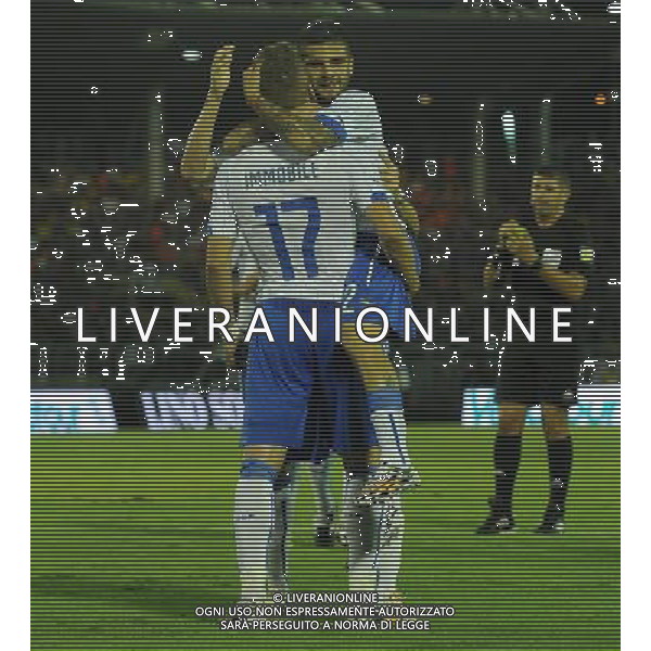 FIFA World Cup Brasile 2014 Amichevole Volta Redonda (Rio de Janeiro) - 08.06.2014 Fluminense-Italia Nella Foto:insigne esulta con immobile /Ph.Vitez-Ag. Aldo Liverani