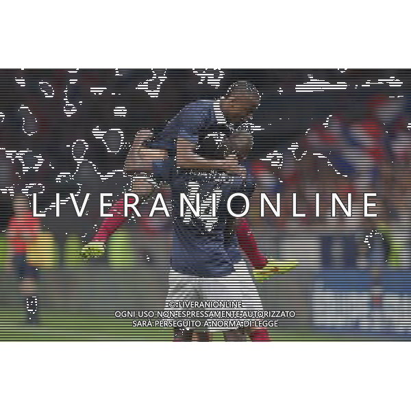 Joie France - Blaise Matuidi / PATRICE EVRA - 08.06.2014 - France / Jamaique - Match amical Photo : Fred Marvaux / Icon Sport
