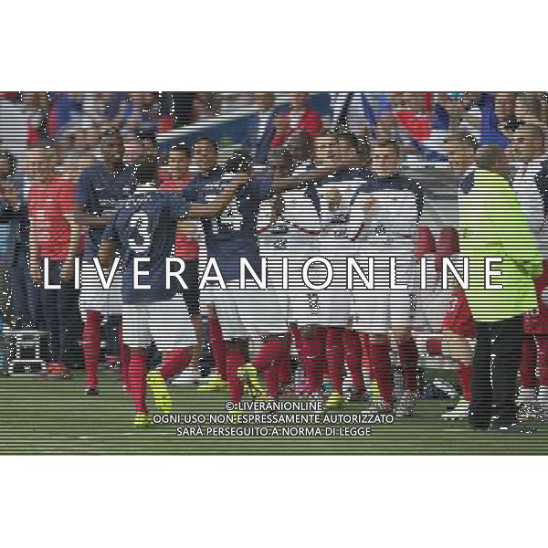 PATRICE EVRA / Blaise MATUIDI - 08.06.2014 - France / Jamaique - Match amical Photo : Fred Marvaux / Icon Sport