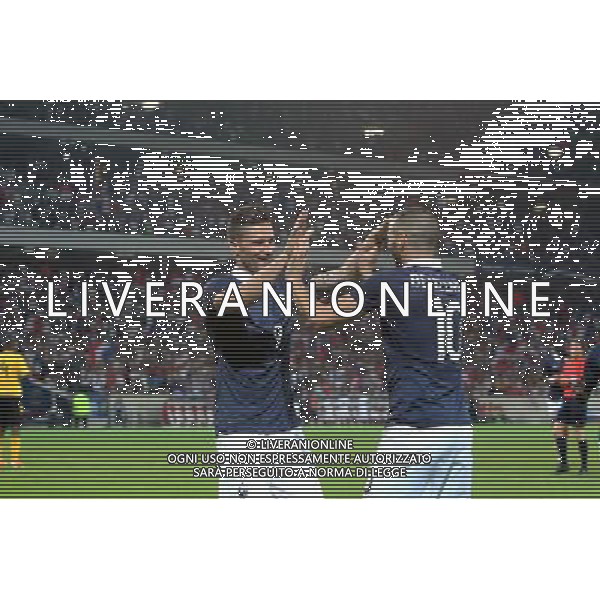 Joie France - Olivier GIROUD / Karim BENZEMA - 08.06.2014 - France / Jamaique - Match amical Photo : Fred Marvaux / Icon Sport AG ALDO LIVERANI SAS ONLY ITALY