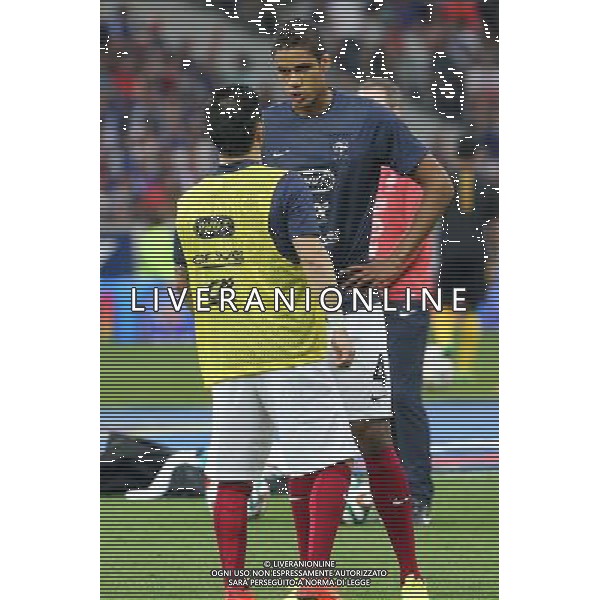 Mathieu VALBUENA / Raphael VARANE - 08.06.2014 - France / Jamaique - Match amical Photo : Fred Marvaux / Icon Sport AG ALDO LIVERANI SAS ONLY ITALY