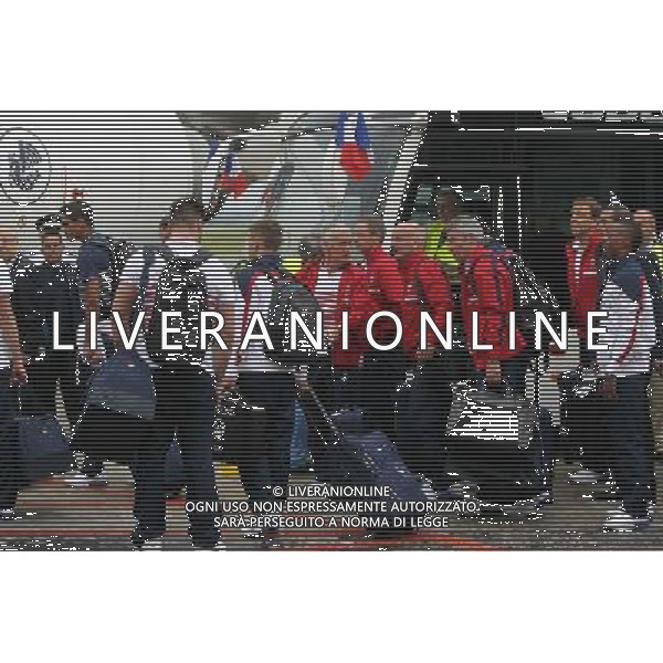 Didier DESCHAMPS - 09.06.2014 - Depart de la France pour le Bresil - Lille / Rio - Coupe du Monde 2014 Photo : Fred Marvaux / Icon Sport AG ALDO LIVERANI SAS ONLY ITALY