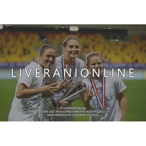 Camille ABILY / Corine FRANCO / Eugenie LE SOMMER - 07.06.2014 - PSG / Lyon - Finale de la Coupe de France Feminine 2014 Photo : Dorine Bouteiller / Icon Sport AG ALDO LIVERANI SAS ONLY ITALY
