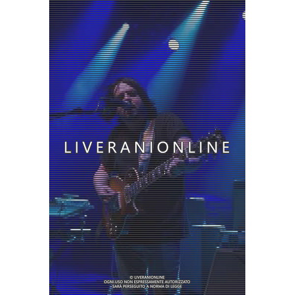 THEN THICKENS supporting Echo \' The Bunnyman at Shepherds Bush Empire in London on 8th June 2014. AG ALDO LIVERANI SAS ONLY ITALY