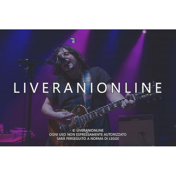 THEN THICKENS supporting Echo \' The Bunnyman at Shepherds Bush Empire in London on 8th June 2014. AG ALDO LIVERANI SAS ONLY ITALY
