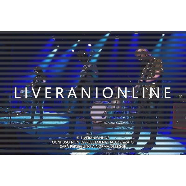 THEN THICKENS supporting Echo \' The Bunnyman at Shepherds Bush Empire in London on 8th June 2014. AG ALDO LIVERANI SAS ONLY ITALY