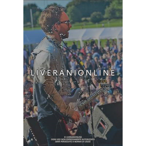  The Hoosiers perform at Sportsbeat 2014 Sunday, Plock Court, Gloucester, Gloucestershire Date ;08/06/2014 AG ALDO LIVERANI SAS ONLY ITALY