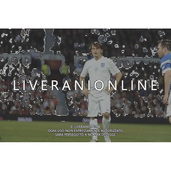 Soccer Aid at Old Trafford Football Club Manchester on 8th June 2014. Mark Owen. ©PHOTOSHOT/Agenzia Aldo Liverani sas - ITALY ONLY - EDITORIAL USE ONLY - Partita di beneficenza tra l\'Inghilterra e Resto del Mondo con le stelle mondiali del calcio e dello spettacolo all\'Old Trafford, stadio del Manchester United, 8 giugno 2014