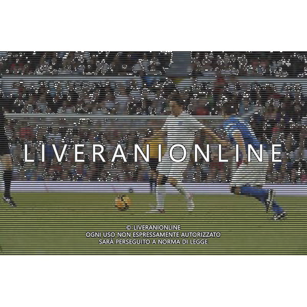 Soccer Aid at Old Trafford Football Club Manchester on 8th June 2014. Mark Owen. ©PHOTOSHOT/Agenzia Aldo Liverani sas - ITALY ONLY - EDITORIAL USE ONLY - Partita di beneficenza tra l\'Inghilterra e Resto del Mondo con le stelle mondiali del calcio e dello spettacolo all\'Old Trafford, stadio del Manchester United, 8 giugno 2014