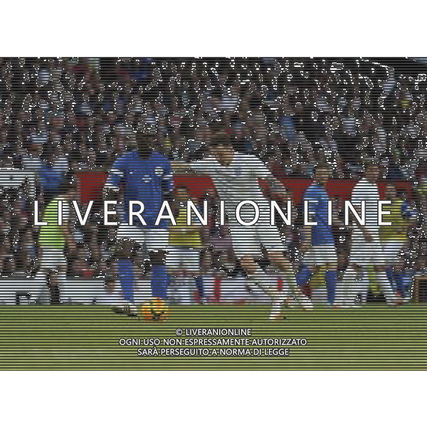 Soccer Aid at Old Trafford Football Club Manchester on 8th June 2014. Clarence Seedorf and Danny Jones. ©PHOTOSHOT/Agenzia Aldo Liverani sas - ITALY ONLY - EDITORIAL USE ONLY - Partita di beneficenza tra l\'Inghilterra e Resto del Mondo con le stelle mondiali del calcio e dello spettacolo all\'Old Trafford, stadio del Manchester United, 8 giugno 2014