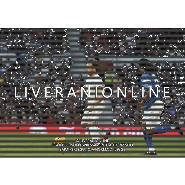 Soccer Aid at Old Trafford Football Club Manchester on 8th June 2014. Olly Murs. ©PHOTOSHOT/Agenzia Aldo Liverani sas - ITALY ONLY - EDITORIAL USE ONLY - Partita di beneficenza tra l\'Inghilterra e Resto del Mondo con le stelle mondiali del calcio e dello spettacolo all\'Old Trafford, stadio del Manchester United, 8 giugno 2014