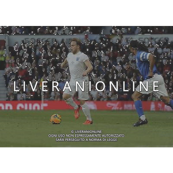 Soccer Aid at Old Trafford Football Club Manchester on 8th June 2014. Olly Murs. ©PHOTOSHOT/Agenzia Aldo Liverani sas - ITALY ONLY - EDITORIAL USE ONLY - Partita di beneficenza tra l\'Inghilterra e Resto del Mondo con le stelle mondiali del calcio e dello spettacolo all\'Old Trafford, stadio del Manchester United, 8 giugno 2014