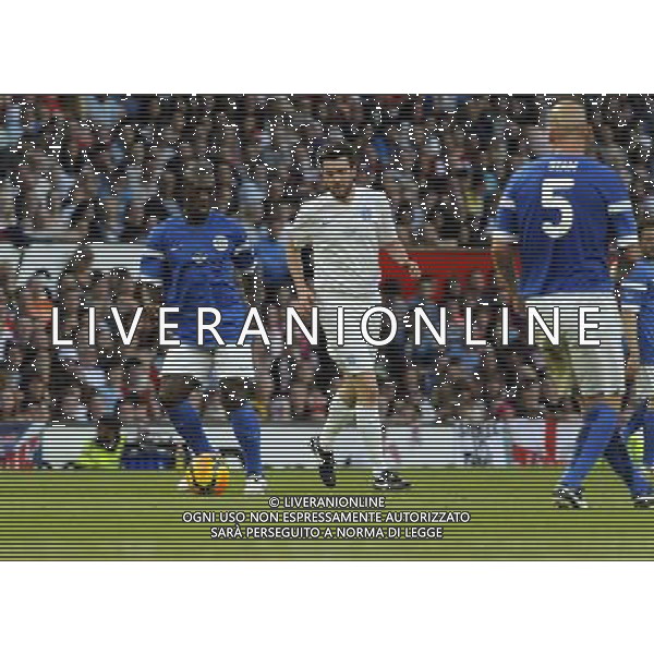 Soccer Aid at Old Trafford Football Club Manchester on 8th June 2014. Clarence Seedorf and Jack Whitehill. ©PHOTOSHOT/Agenzia Aldo Liverani sas - ITALY ONLY - EDITORIAL USE ONLY - Partita di beneficenza tra l\'Inghilterra e Resto del Mondo con le stelle mondiali del calcio e dello spettacolo all\'Old Trafford, stadio del Manchester United, 8 giugno 2014