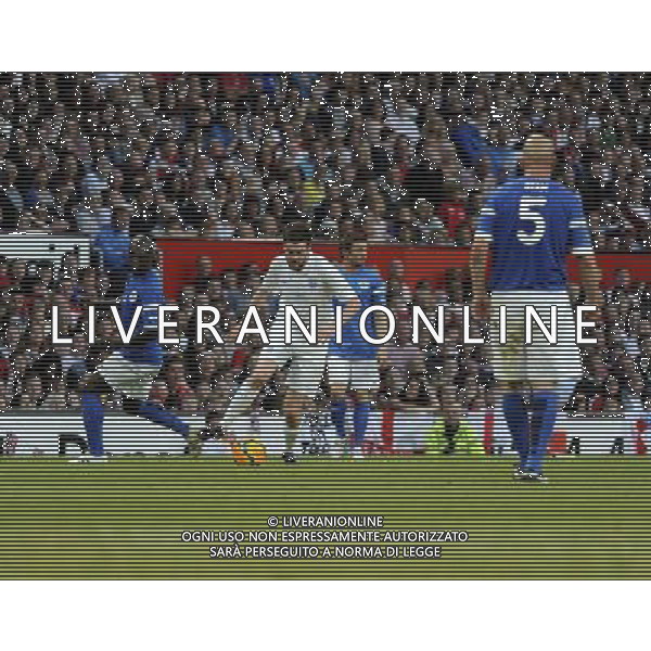 Soccer Aid at Old Trafford Football Club Manchester on 8th June 2014. Clarence Seedorf and Jack Whitehill. ©PHOTOSHOT/Agenzia Aldo Liverani sas - ITALY ONLY - EDITORIAL USE ONLY - Partita di beneficenza tra l\'Inghilterra e Resto del Mondo con le stelle mondiali del calcio e dello spettacolo all\'Old Trafford, stadio del Manchester United, 8 giugno 2014