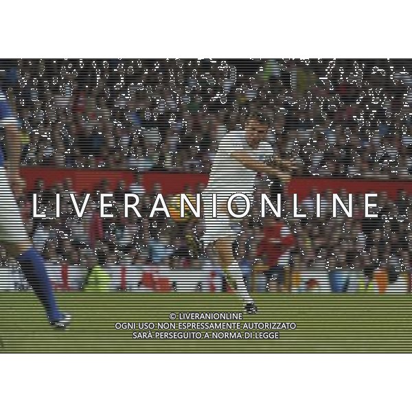 Soccer Aid at Old Trafford Football Club Manchester on 8th June 2014. Jonathan Wilkes. ©PHOTOSHOT/Agenzia Aldo Liverani sas - ITALY ONLY - EDITORIAL USE ONLY - Partita di beneficenza tra l\'Inghilterra e Resto del Mondo con le stelle mondiali del calcio e dello spettacolo all\'Old Trafford, stadio del Manchester United, 8 giugno 2014