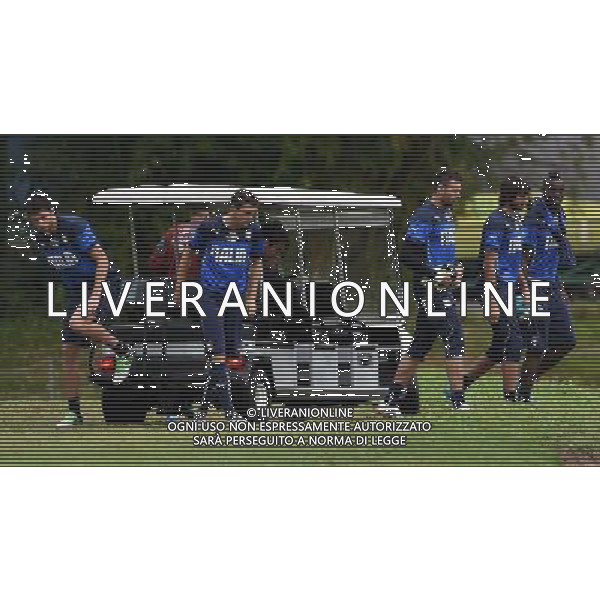 FIFA World Cup Brasile 2014 Mangaritiba (Rio de Janeiro) - 10.06.2014 Allenamento Italia Nella Foto:arrivo al campo di allenamento di balotelli ranocchia darmian buffon perin sirigu /Ph.Vitez-Ag. Aldo Liverani