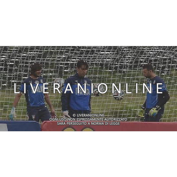 FIFA World Cup Brasile 2014 Mangaritiba (Rio de Janeiro) - 10.06.2014 Allenamento Italia Nella Foto:buffon perin sirigu /Ph.Vitez-Ag. Aldo Liverani