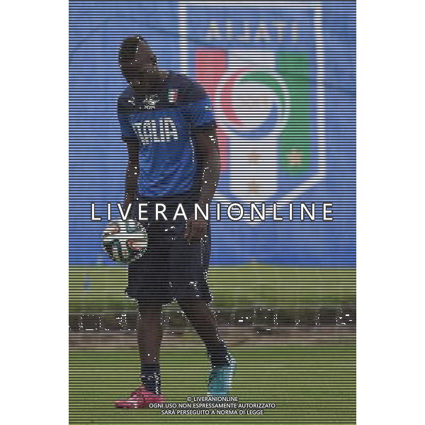 FIFA World Cup Brasile 2014 Mangaritiba (Rio de Janeiro) - 10.06.2014 Allenamento Italia Nella Foto:balotelli /Ph.Vitez-Ag. Aldo Liverani