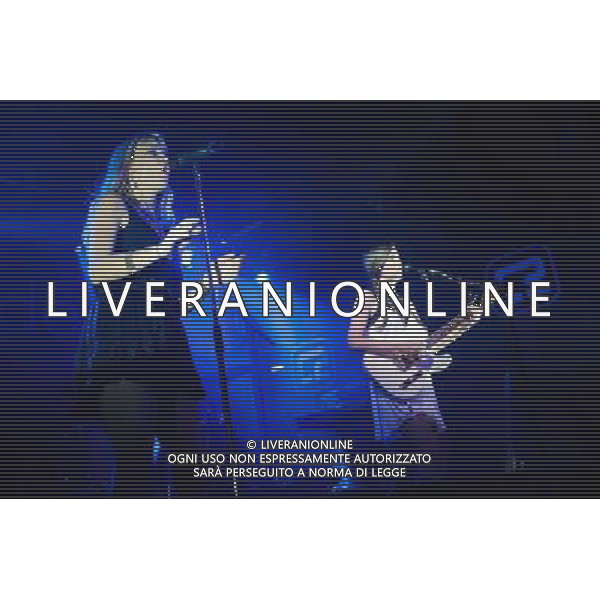 The Pierces perform at Concorde 2 Brighton on 10 June 2014. Pictured: Allison Pierce Catherine Pierce AG ALDO LIVERANI SAS ONLY ITALY