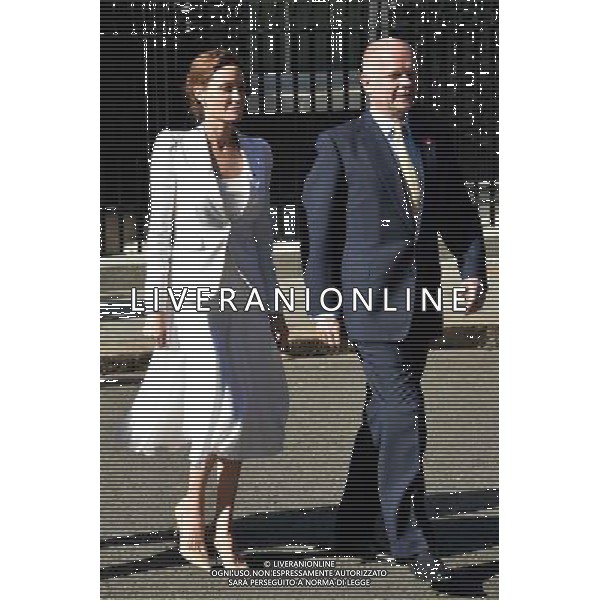 Angelina Jolie and William Hague attends a meeting at 10 Downing Street in London, England on 10th June 2014, as part of the Global Summit to End Sexual Violence in Conflict global summit. ©PHOTOSHOT/Agenzia Aldo Liverani sas - ITALY ONLY - EDITORIAL USE ONLY - L\'attrice Angelina Jolie partecipa a una riunione al 10 di Downing Street a Londra, Inghilterra il 10 giugno 2014, nell\'ambito del Summit globale per porre fine alla violenza sessuale nei conflitti mondiali