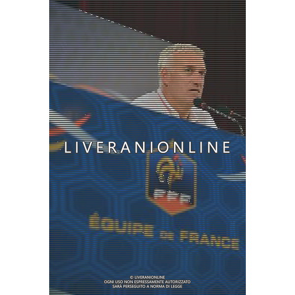 Didier DESCHAMPS - 10.06.2014 - Conference de Presse de l Equipe de France - Coupe du Monde 2014 Photo : Dave Winter / Icon Sport