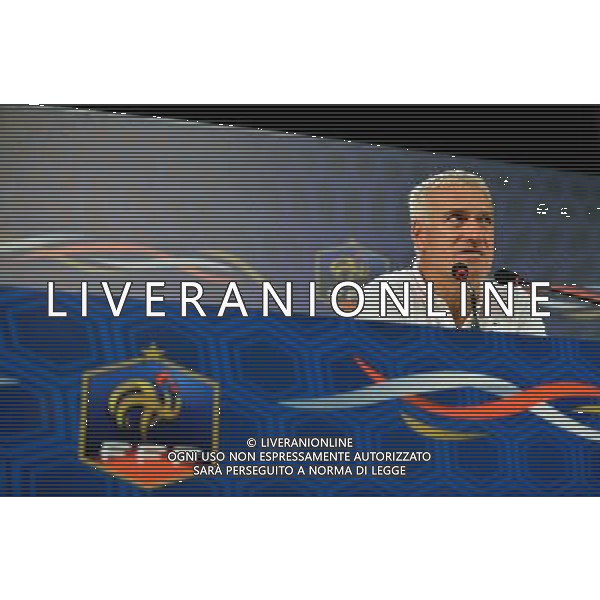 Didier DESCHAMPS - 10.06.2014 - Conference de Presse de l Equipe de France - Coupe du Monde 2014 Photo : Dave Winter / Icon Sport