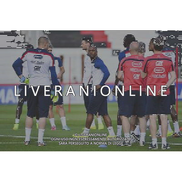 Patrice EVRA - 10.06.2014 - Entrainement Equipe de France - Coupe du Monde 2014 Photo : Dave Winter / Icon Sport