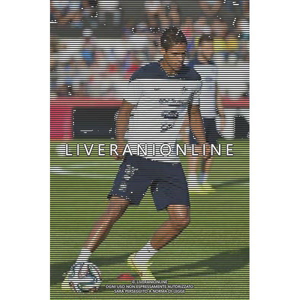 Raphael VARANE - 10.06.2014 - Entrainement Equipe de France - Coupe du Monde 2014 Photo : Dave Winter / Icon Sport