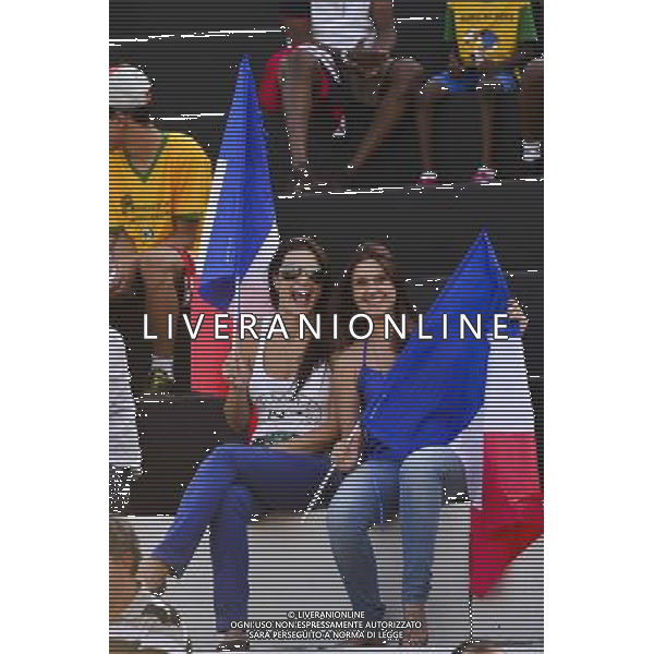 Supporters France - 10.06.2014 - Entrainement Equipe de France - Coupe du Monde 2014 Photo : Dave Winter / Icon Sport