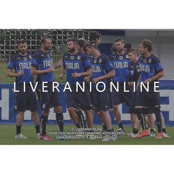 FIFA World Cup Brasile 2014 Mangaritiba (Rio de Janeiro) - 11.06.2014 Allenamento Italia Nella Foto:gruppo barzagli chiellini candreva verratti thiago motta cerci /Ph.Vitez-Ag. Aldo Liverani