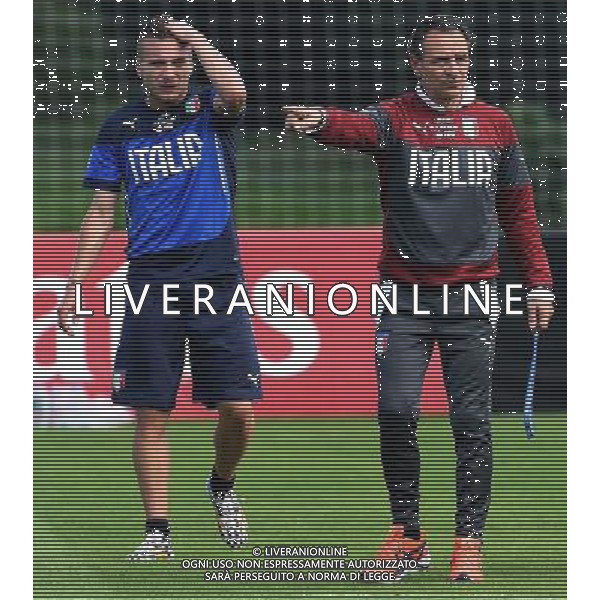 FIFA World Cup Brasile 2014 Mangaritiba (Rio de Janeiro) - 11.06.2014 Allenamento Italia Nella Foto:prandelli immobile /Ph.Vitez-Ag. Aldo Liverani
