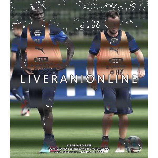 FIFA World Cup Brasile 2014 Mangaritiba (Rio de Janeiro) - 11.06.2014 Allenamento Italia Nella Foto:balotelli cassano /Ph.Vitez-Ag. Aldo Liverani