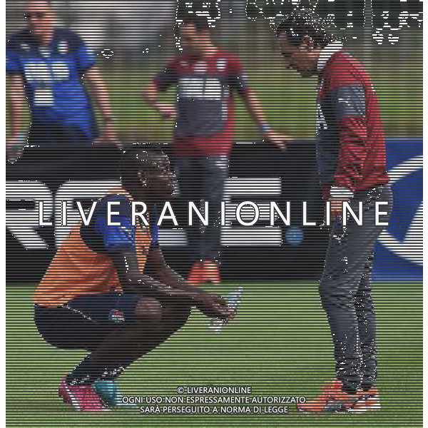 FIFA World Cup Brasile 2014 Mangaritiba (Rio de Janeiro) - 11.06.2014 Allenamento Italia Nella Foto:prandelli si ferma a parlare con balotelli /Ph.Vitez-Ag. Aldo Liverani