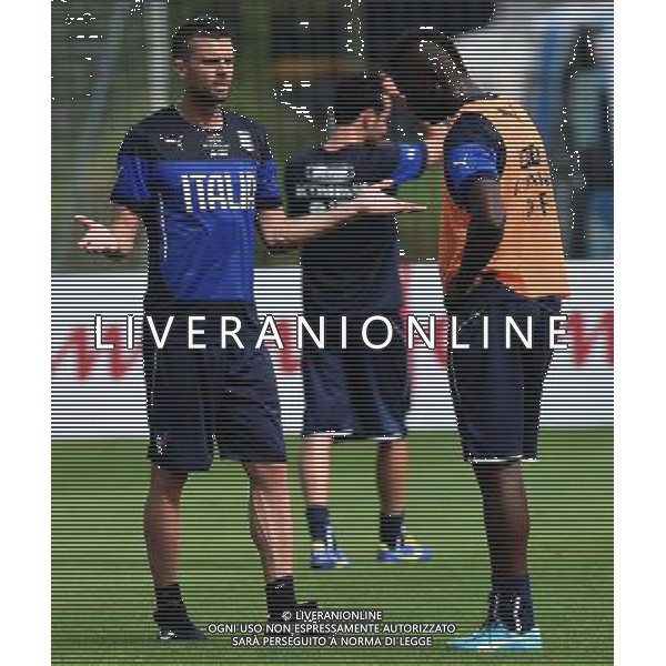 FIFA World Cup Brasile 2014 Mangaritiba (Rio de Janeiro) - 11.06.2014 Allenamento Italia Nella Foto:thiago motta balotelli /Ph.Vitez-Ag. Aldo Liverani