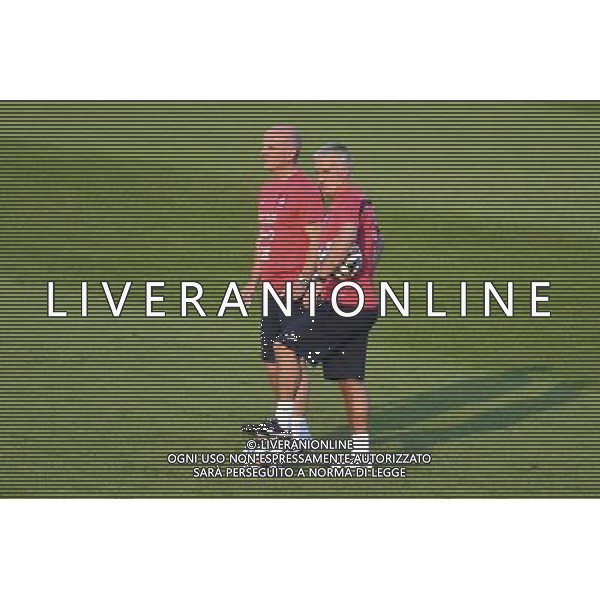 Guy STEPHAN / Didier DESCHAMPS - 11.06.2014 - Entrainement Equipe de France - Coupe du Monde 2014 Photo : Dave Winter / Icon Sport AG ALDO LIVERANI SAS ONLY ITALY