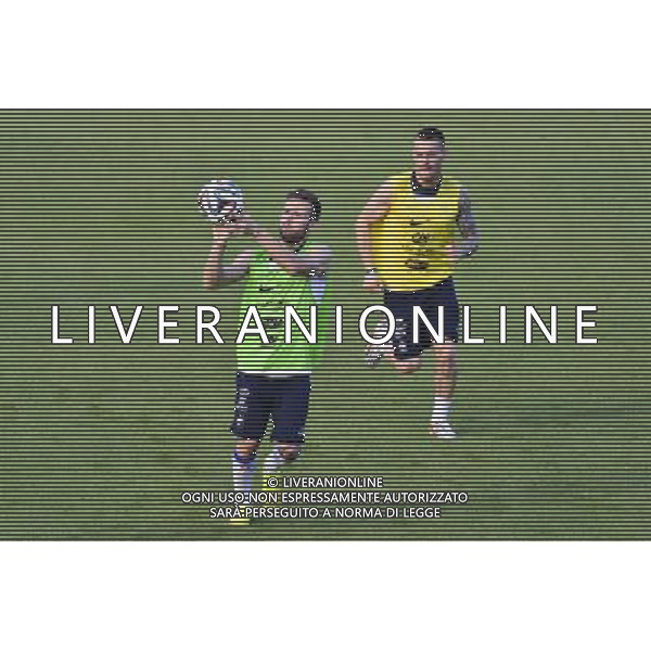 Yohan CABAYE / Mathieu DEBUCHY - 11.06.2014 - Entrainement Equipe de France - Coupe du Monde 2014 Photo : Dave Winter / Icon Sport AG ALDO LIVERANI SAS ONLY ITALY